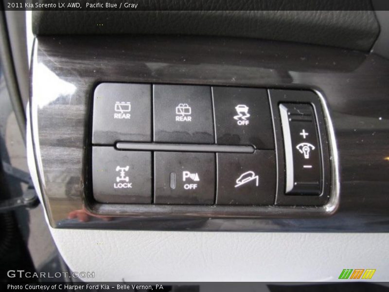 Pacific Blue / Gray 2011 Kia Sorento LX AWD