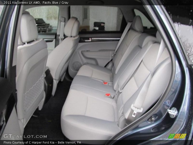 Pacific Blue / Gray 2011 Kia Sorento LX AWD
