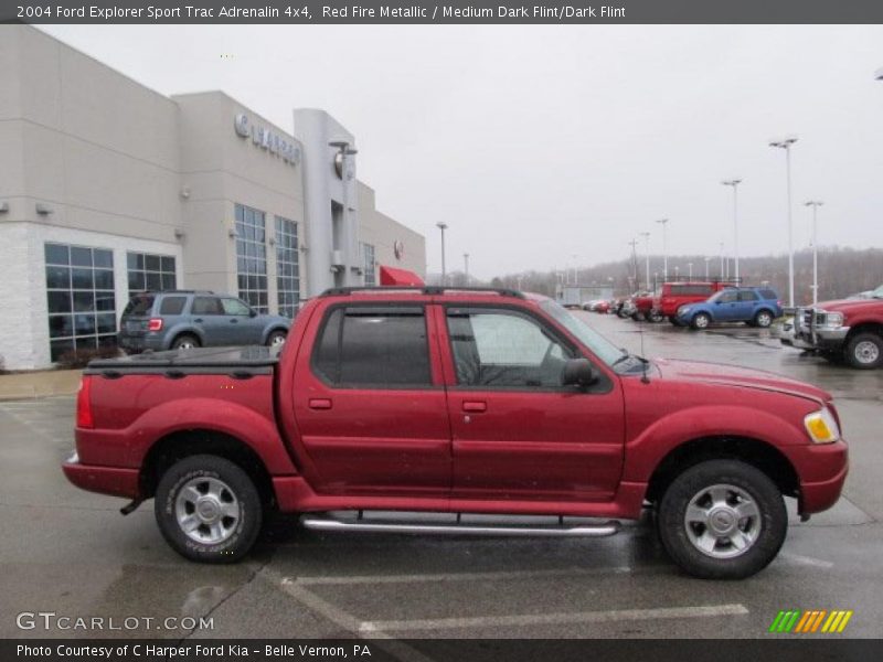 Red Fire Metallic / Medium Dark Flint/Dark Flint 2004 Ford Explorer Sport Trac Adrenalin 4x4