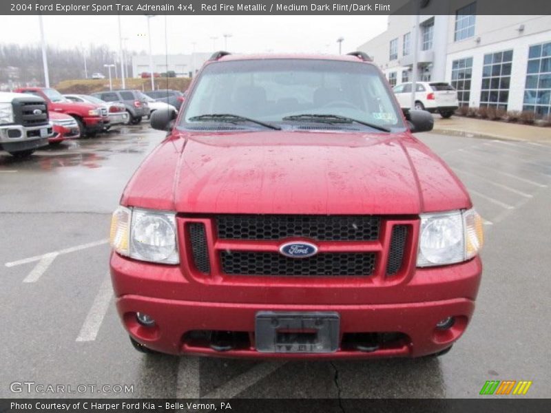 Red Fire Metallic / Medium Dark Flint/Dark Flint 2004 Ford Explorer Sport Trac Adrenalin 4x4