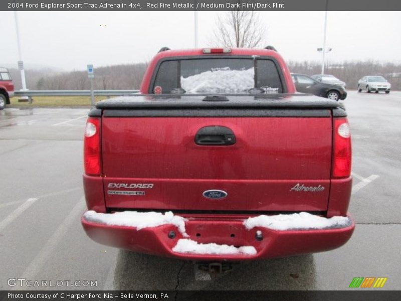 Red Fire Metallic / Medium Dark Flint/Dark Flint 2004 Ford Explorer Sport Trac Adrenalin 4x4