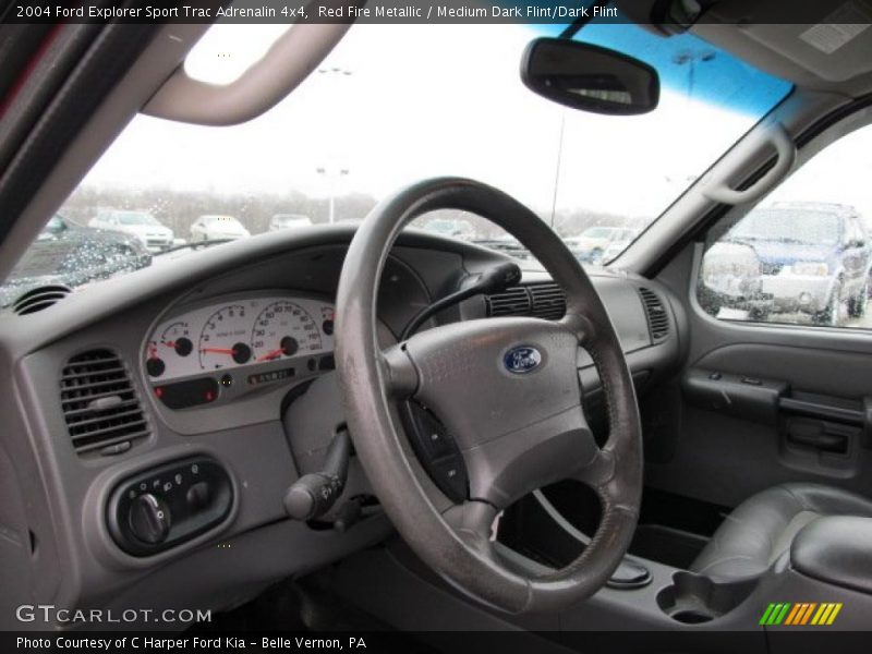 Red Fire Metallic / Medium Dark Flint/Dark Flint 2004 Ford Explorer Sport Trac Adrenalin 4x4