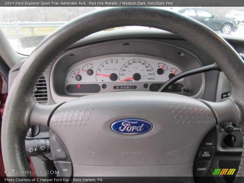 Red Fire Metallic / Medium Dark Flint/Dark Flint 2004 Ford Explorer Sport Trac Adrenalin 4x4