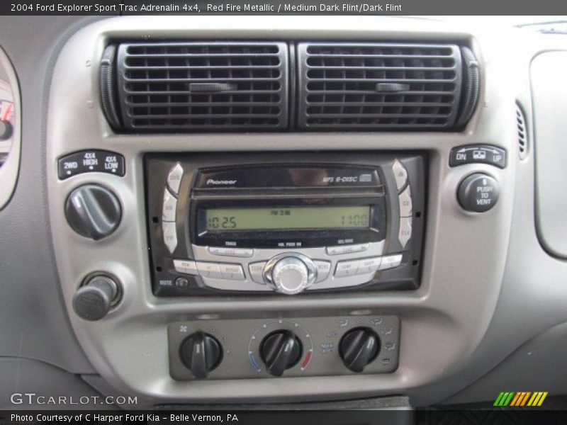 Red Fire Metallic / Medium Dark Flint/Dark Flint 2004 Ford Explorer Sport Trac Adrenalin 4x4