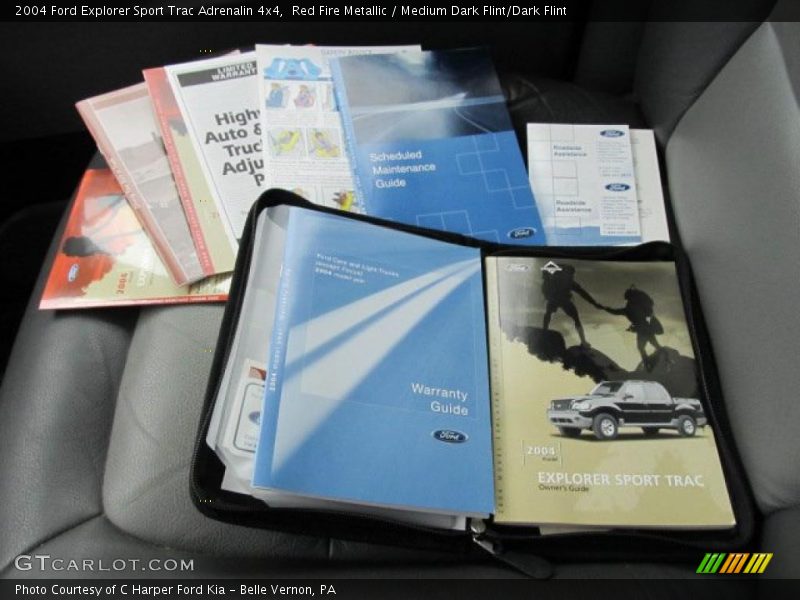 Red Fire Metallic / Medium Dark Flint/Dark Flint 2004 Ford Explorer Sport Trac Adrenalin 4x4