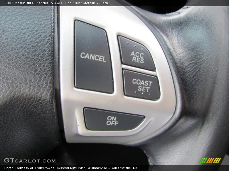 Cool Silver Metallic / Black 2007 Mitsubishi Outlander LS 4WD