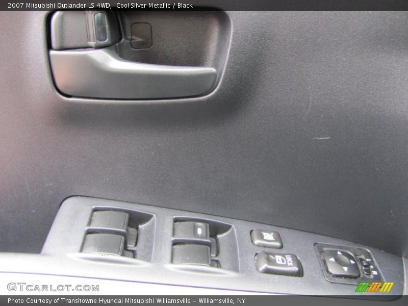 Cool Silver Metallic / Black 2007 Mitsubishi Outlander LS 4WD