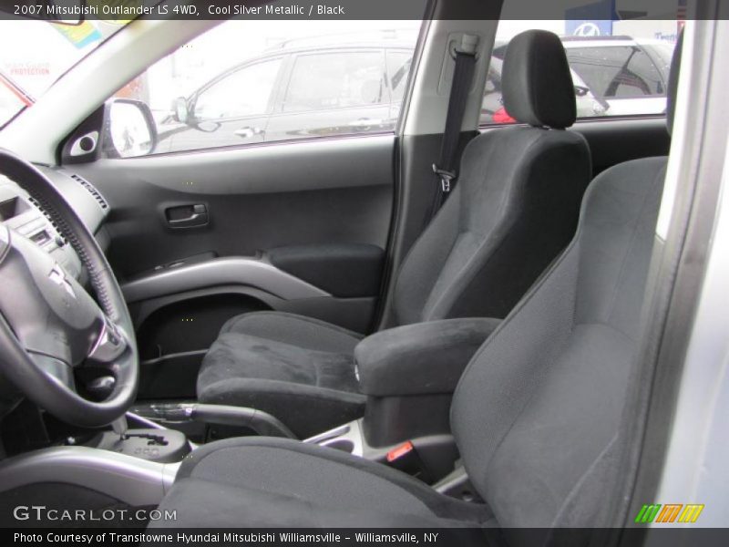 Cool Silver Metallic / Black 2007 Mitsubishi Outlander LS 4WD