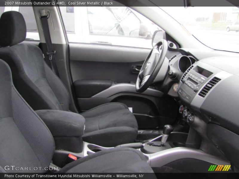 Cool Silver Metallic / Black 2007 Mitsubishi Outlander LS 4WD