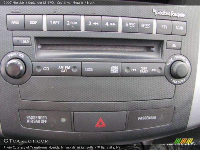 Cool Silver Metallic / Black 2007 Mitsubishi Outlander LS 4WD