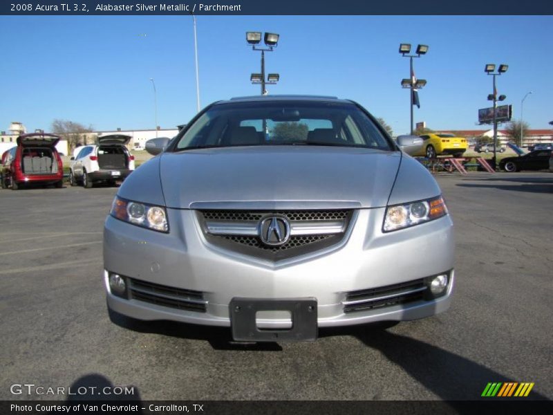 Alabaster Silver Metallic / Parchment 2008 Acura TL 3.2