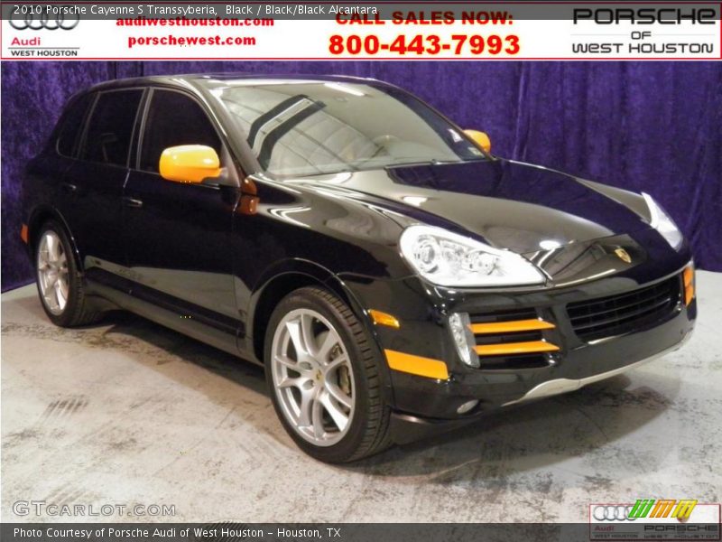 Black / Black/Black Alcantara 2010 Porsche Cayenne S Transsyberia