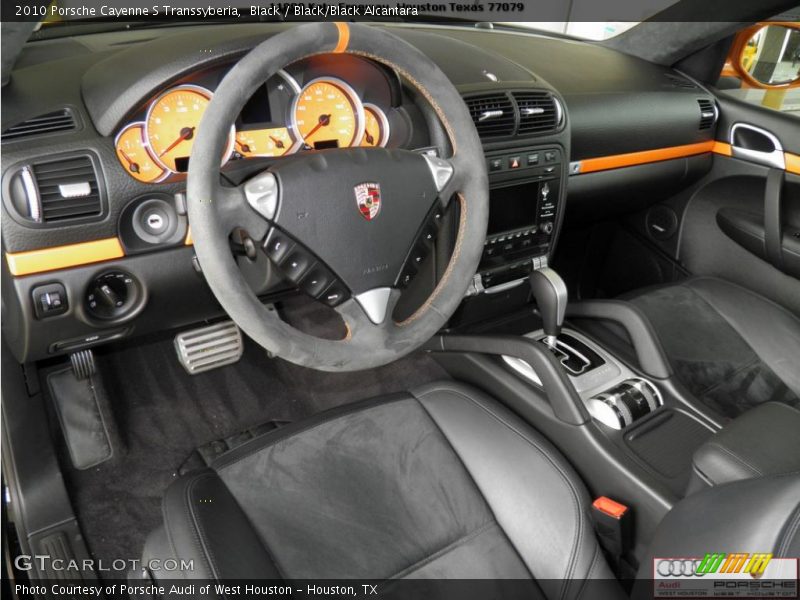 Black / Black/Black Alcantara 2010 Porsche Cayenne S Transsyberia
