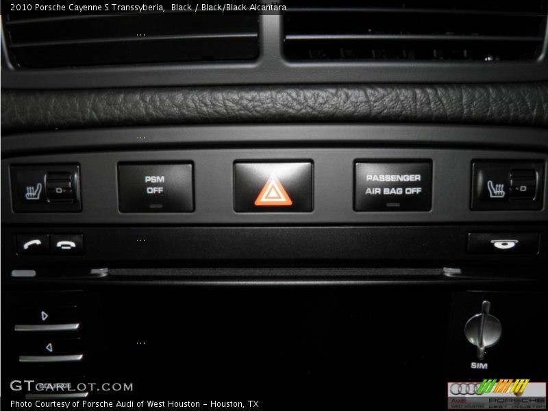 Black / Black/Black Alcantara 2010 Porsche Cayenne S Transsyberia