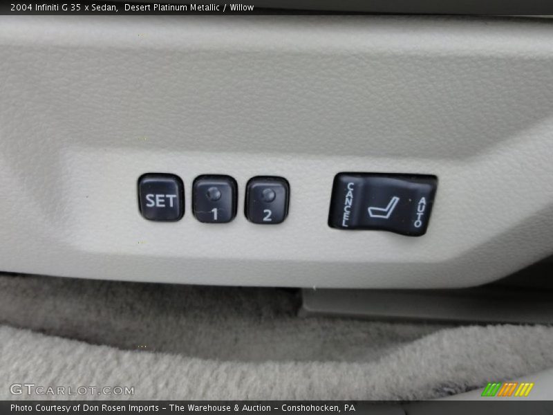 Desert Platinum Metallic / Willow 2004 Infiniti G 35 x Sedan