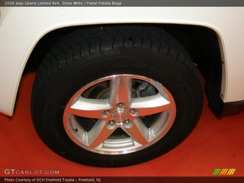 Stone White / Pastel Pebble Beige 2008 Jeep Liberty Limited 4x4