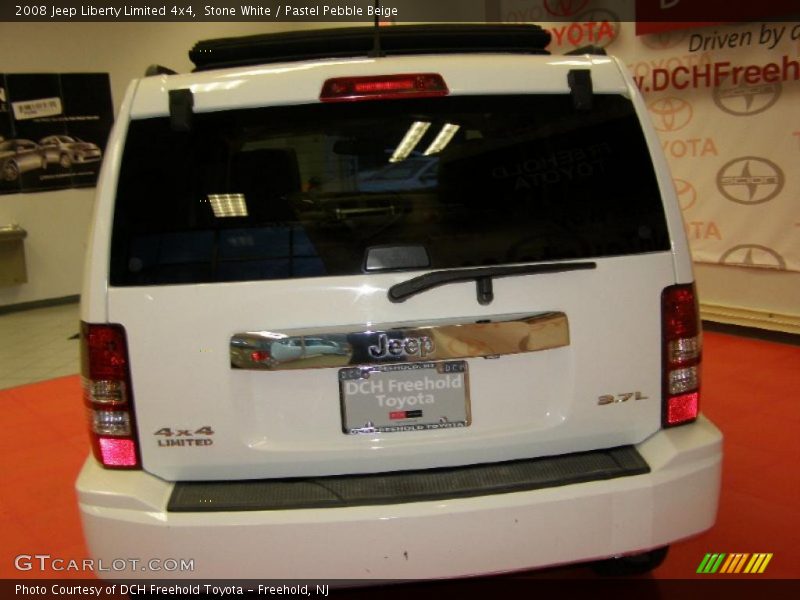 Stone White / Pastel Pebble Beige 2008 Jeep Liberty Limited 4x4