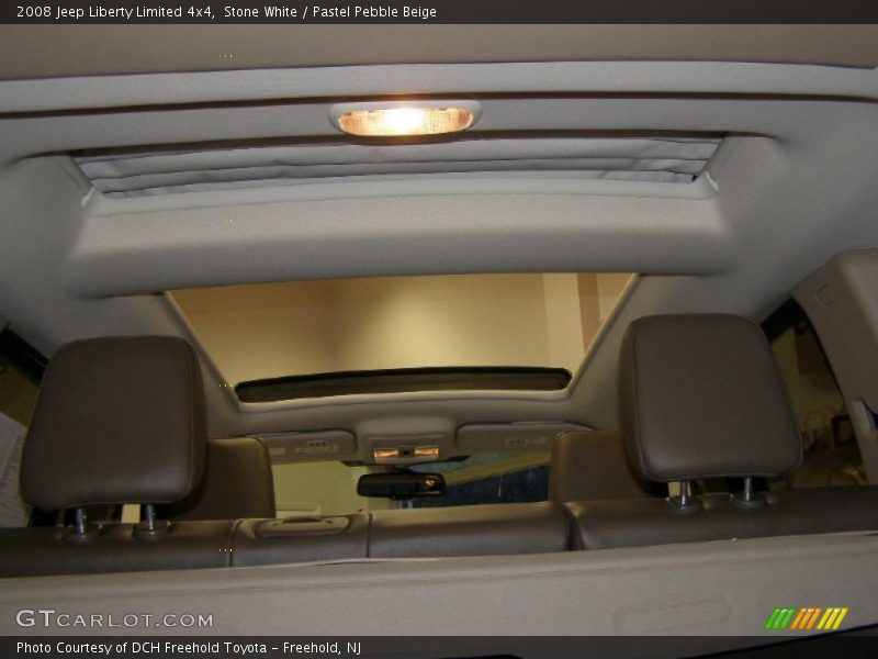 Stone White / Pastel Pebble Beige 2008 Jeep Liberty Limited 4x4
