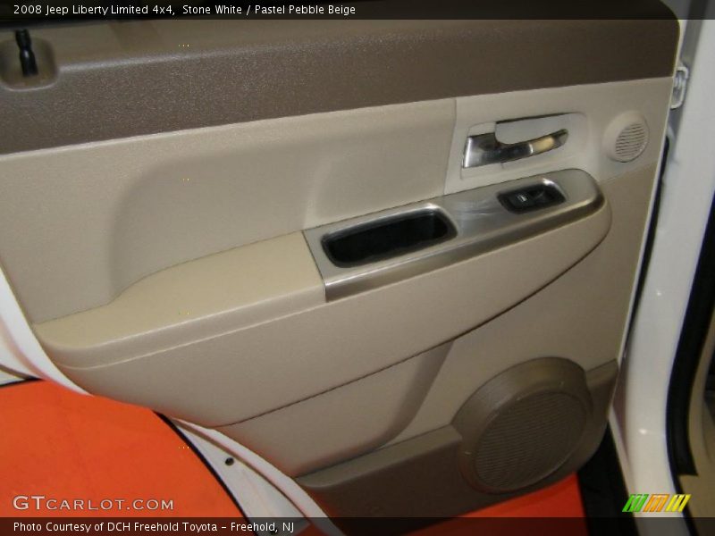 Stone White / Pastel Pebble Beige 2008 Jeep Liberty Limited 4x4