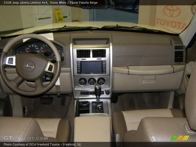 Stone White / Pastel Pebble Beige 2008 Jeep Liberty Limited 4x4