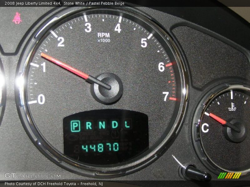 Stone White / Pastel Pebble Beige 2008 Jeep Liberty Limited 4x4