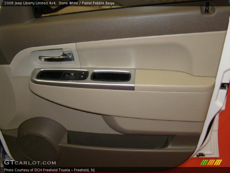 Stone White / Pastel Pebble Beige 2008 Jeep Liberty Limited 4x4