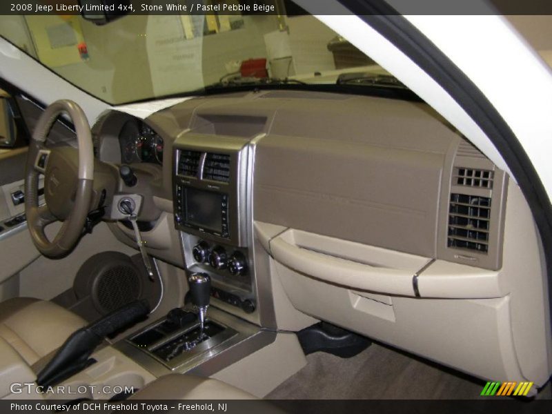 Stone White / Pastel Pebble Beige 2008 Jeep Liberty Limited 4x4