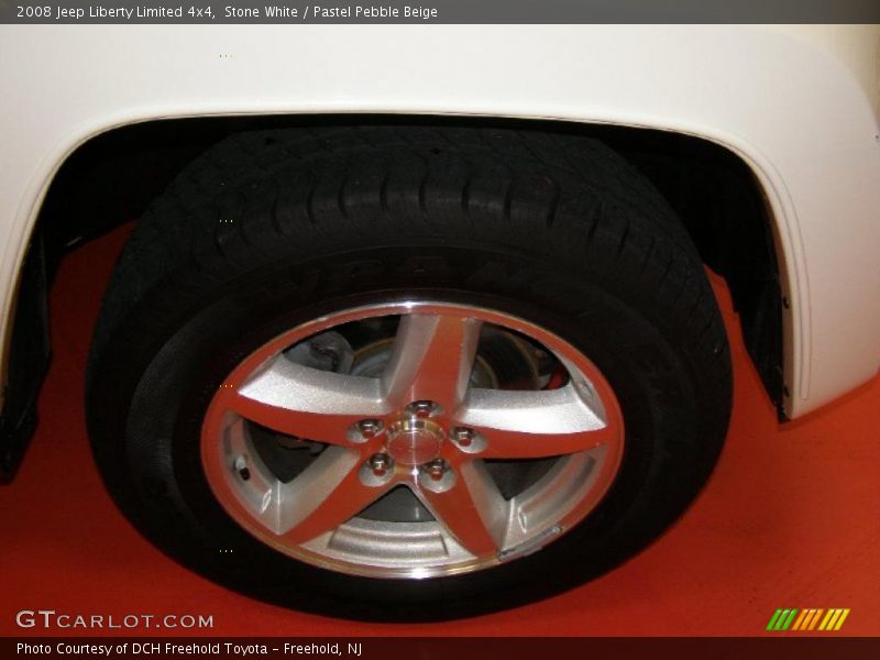 Stone White / Pastel Pebble Beige 2008 Jeep Liberty Limited 4x4