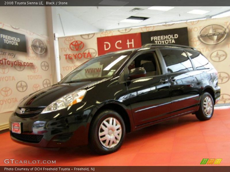 Black / Stone 2008 Toyota Sienna LE