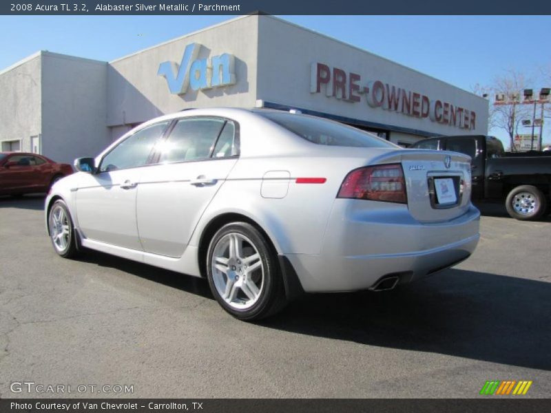 Alabaster Silver Metallic / Parchment 2008 Acura TL 3.2