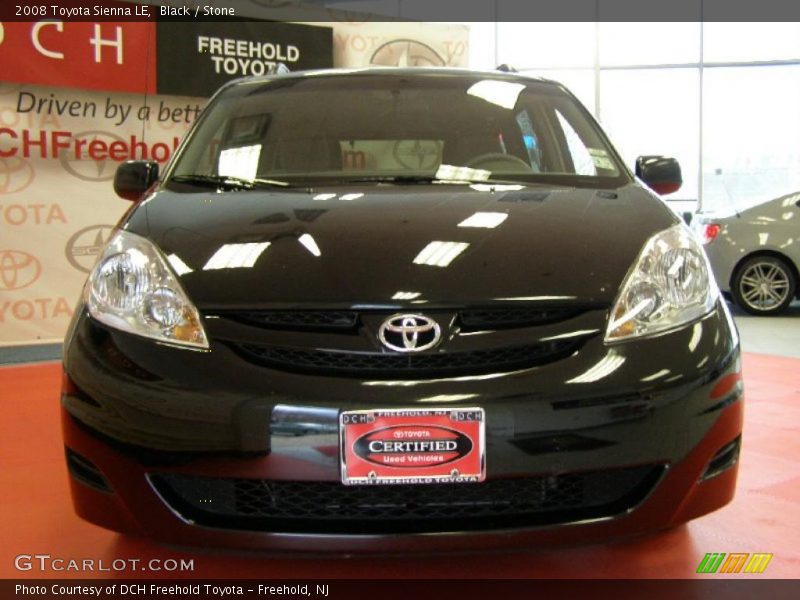 Black / Stone 2008 Toyota Sienna LE