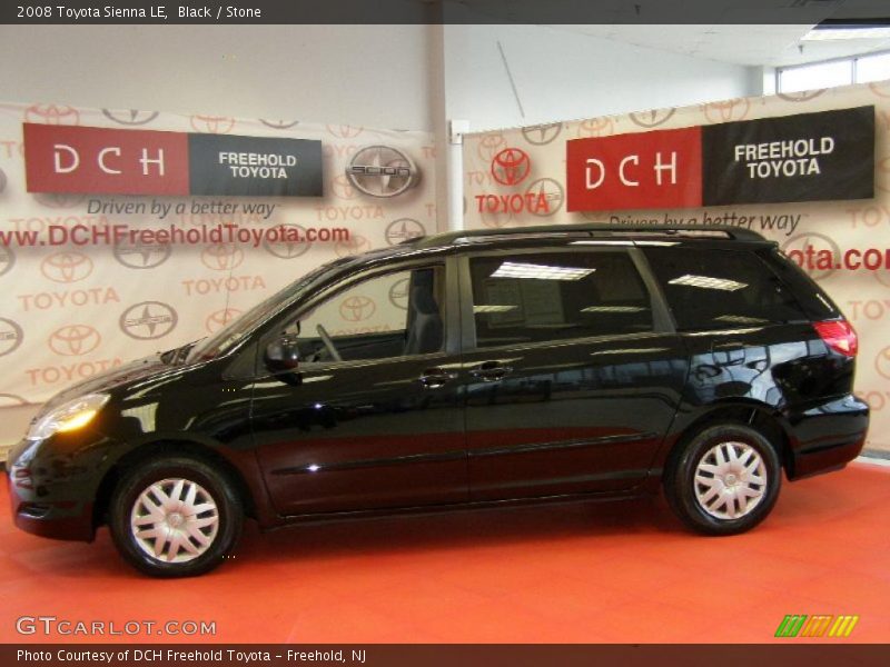 Black / Stone 2008 Toyota Sienna LE