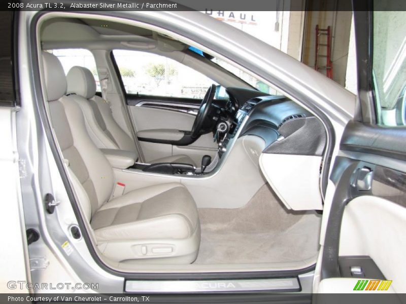 Alabaster Silver Metallic / Parchment 2008 Acura TL 3.2