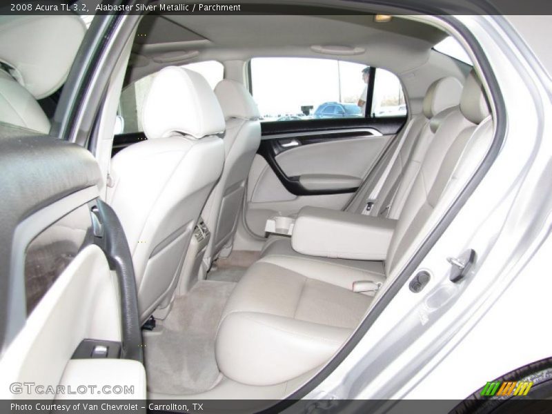 Alabaster Silver Metallic / Parchment 2008 Acura TL 3.2