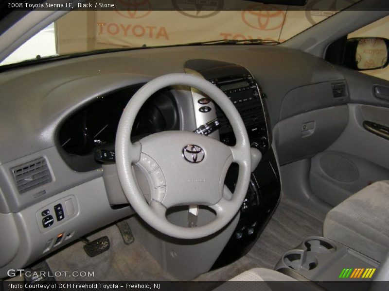 Black / Stone 2008 Toyota Sienna LE
