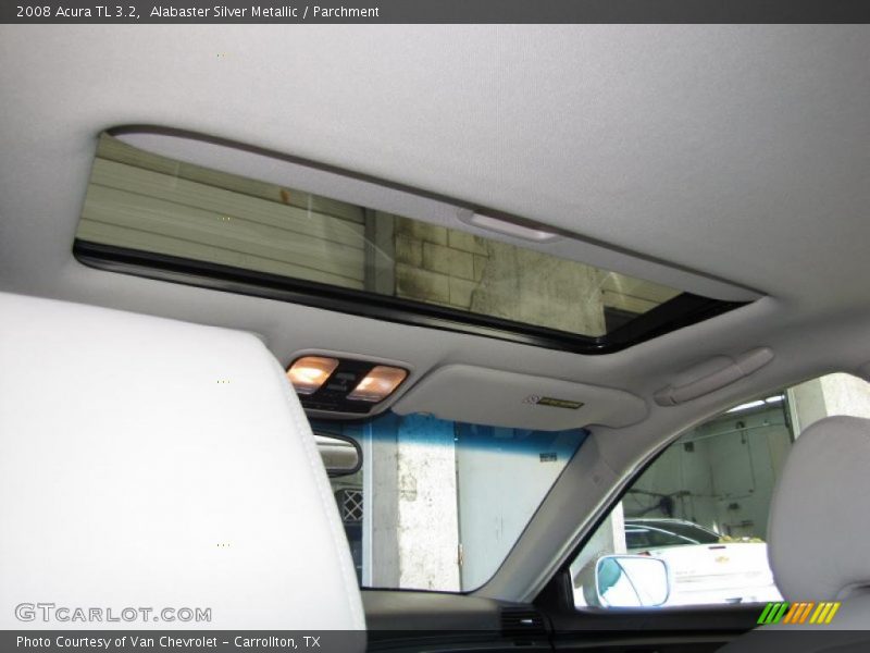 Alabaster Silver Metallic / Parchment 2008 Acura TL 3.2