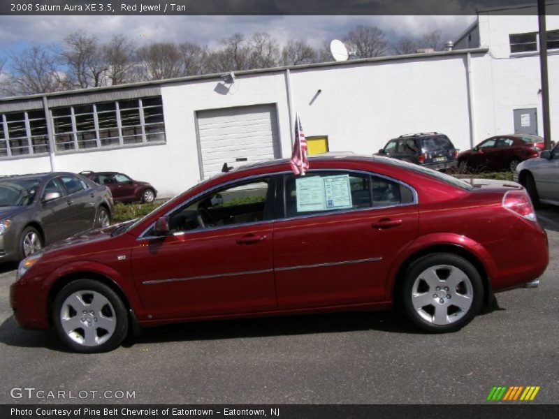 Red Jewel / Tan 2008 Saturn Aura XE 3.5