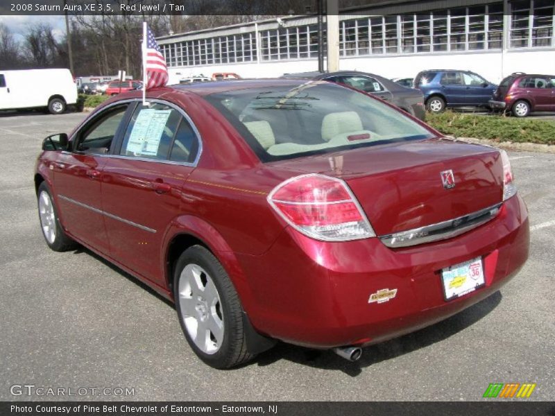 Red Jewel / Tan 2008 Saturn Aura XE 3.5