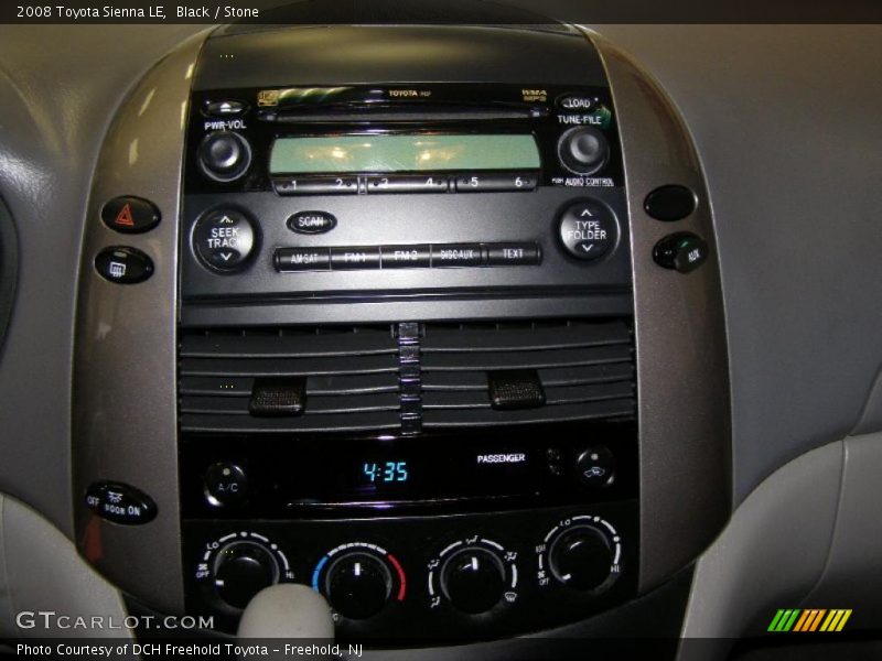 Black / Stone 2008 Toyota Sienna LE