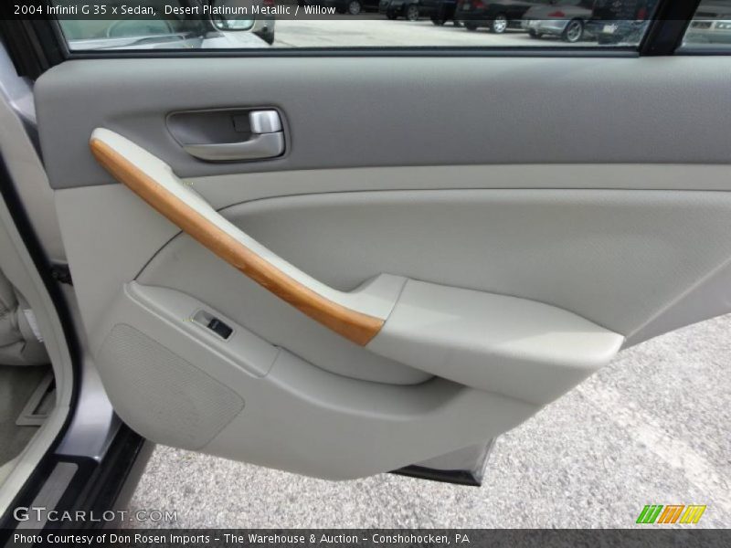 Desert Platinum Metallic / Willow 2004 Infiniti G 35 x Sedan