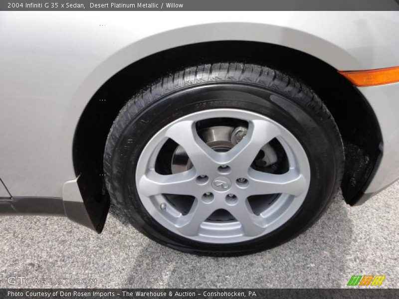 Desert Platinum Metallic / Willow 2004 Infiniti G 35 x Sedan
