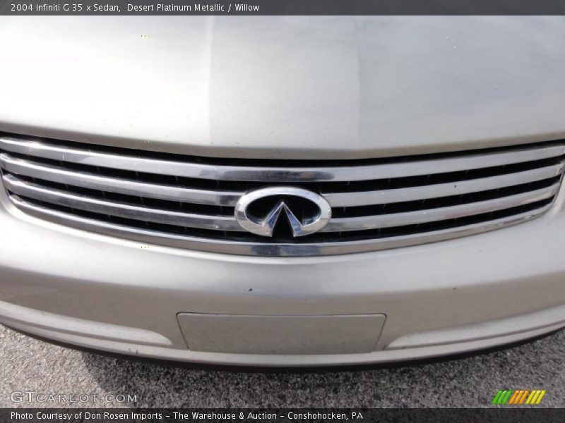 Desert Platinum Metallic / Willow 2004 Infiniti G 35 x Sedan