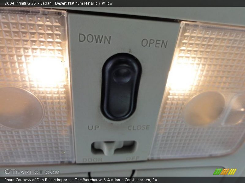 Desert Platinum Metallic / Willow 2004 Infiniti G 35 x Sedan
