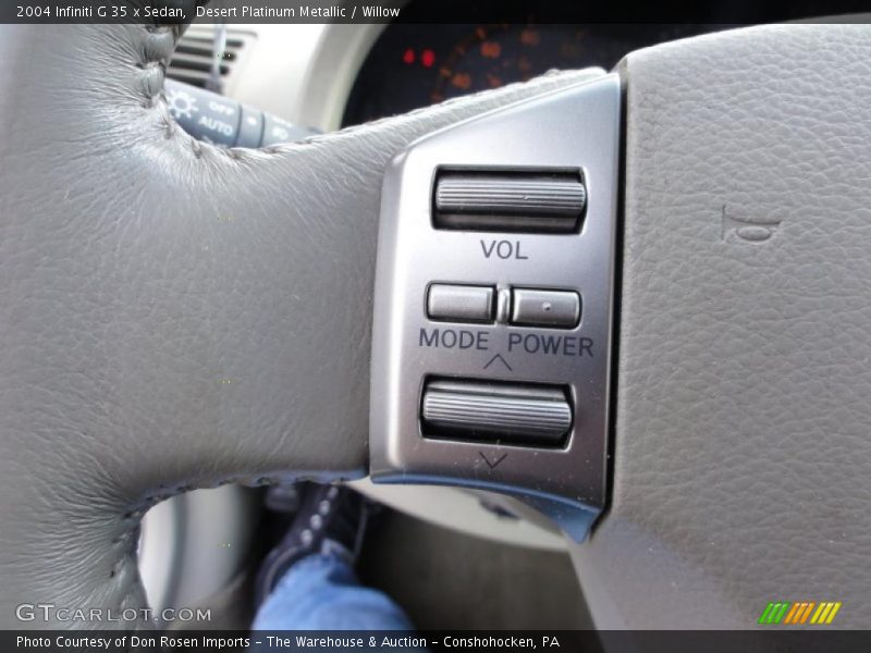 Desert Platinum Metallic / Willow 2004 Infiniti G 35 x Sedan