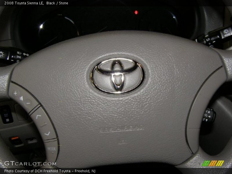 Black / Stone 2008 Toyota Sienna LE