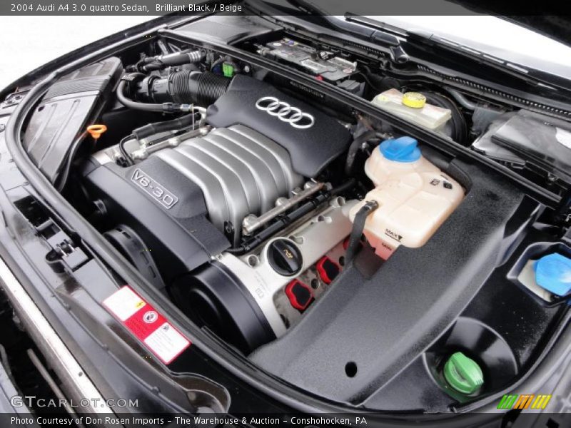  2004 A4 3.0 quattro Sedan Engine - 3.0 Liter DOHC 30-Valve V6