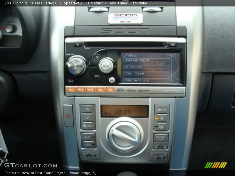Speedway Blue Metallic / Color Tuned Black/Blue 2010 Scion tC Release Series 6.0