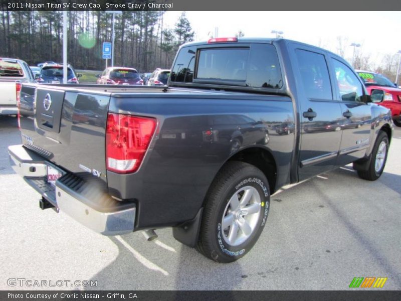 Smoke Gray / Charcoal 2011 Nissan Titan SV Crew Cab