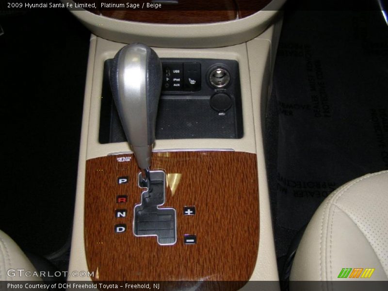 Platinum Sage / Beige 2009 Hyundai Santa Fe Limited