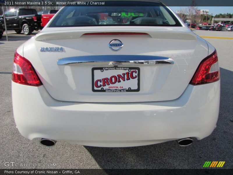 Winter Frost White / Charcoal 2011 Nissan Maxima 3.5 SV